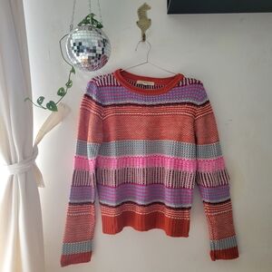 Vintage 2000's Striped Multicolor Sweater